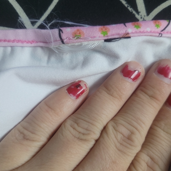 Playful Pink Strawberry Print Chemise - Picture 7 of 7